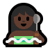 🧖🏿 person in steamy room: dark skin tone display on Windows